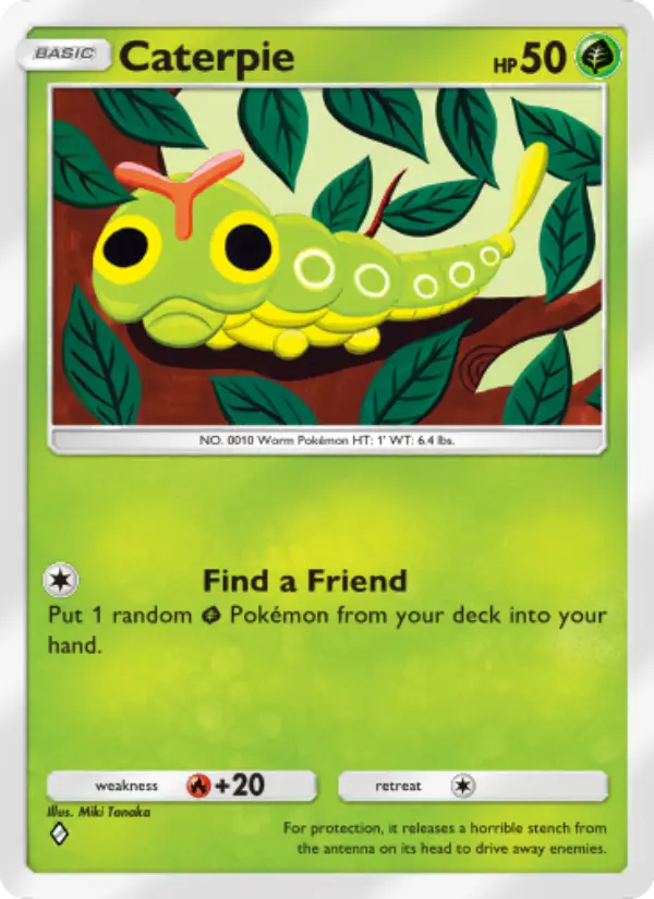Caterpie — Genetic Apex card #005