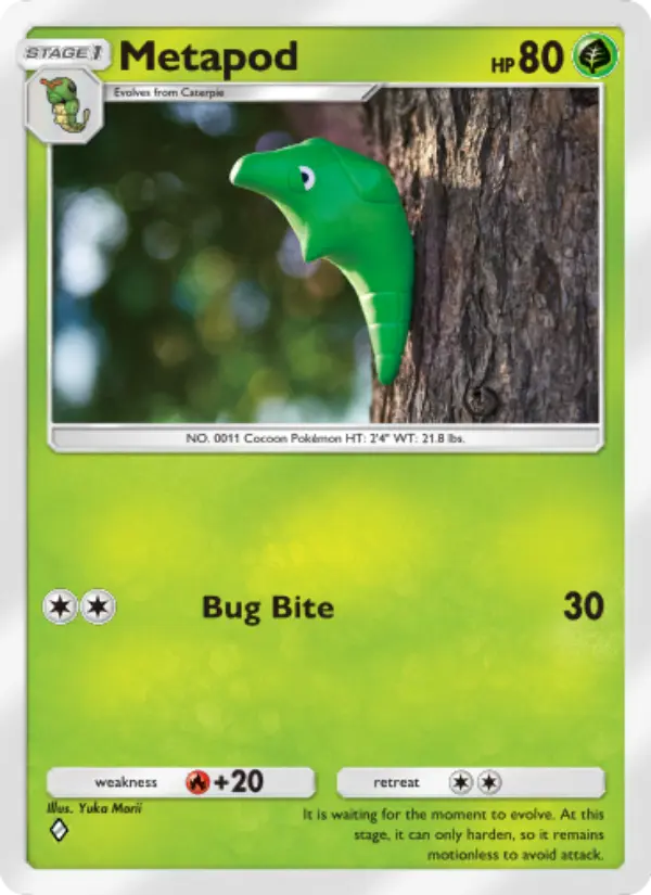 Metapod — Genetic Apex card #006