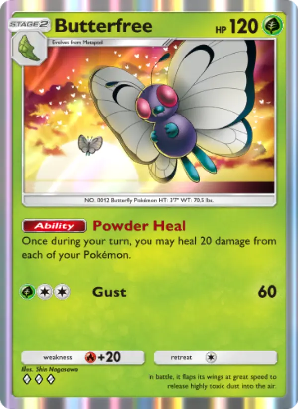 Butterfree — Genetic Apex card #007
