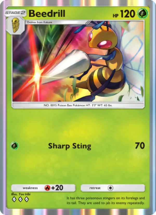 Beedrill — Genetic Apex card #010