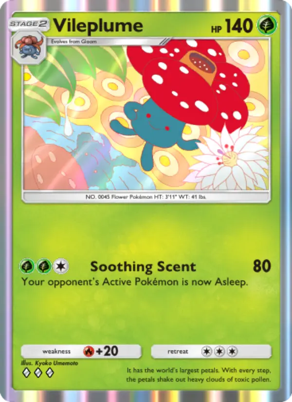 Vileplume — Genetic Apex card #013