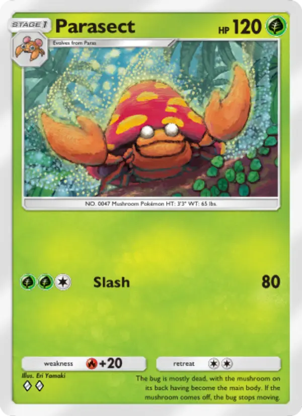 Parasect — Genetic Apex card #015