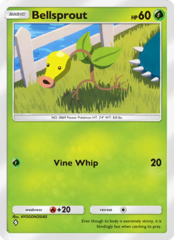 Bellsprout — Genetic Apex card #018