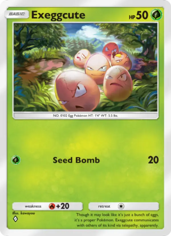 Exeggcute — Genetic Apex card #021