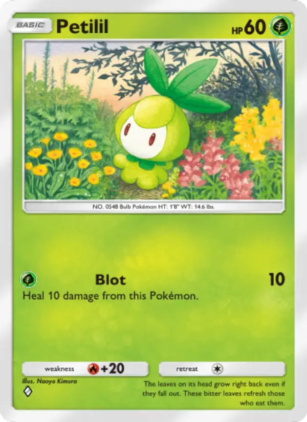 Petilil — Genetic Apex card #029