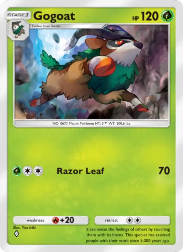 Gogoat — Genetic Apex card #032