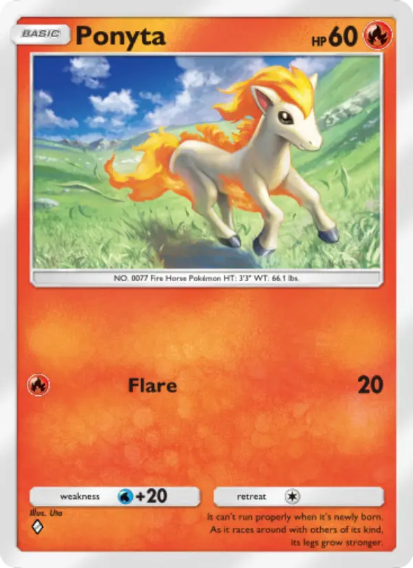 Ponyta — Genetic Apex card #042