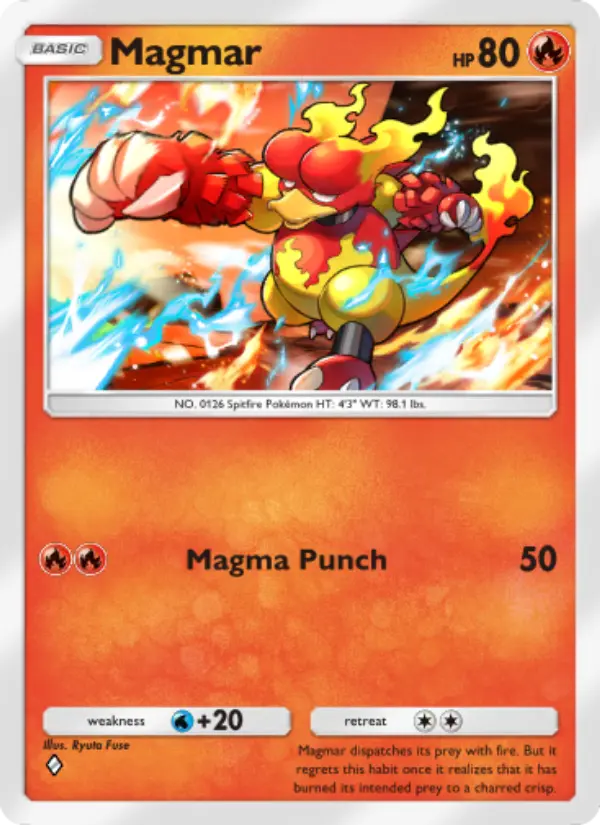 Magmar — Genetic Apex card #044