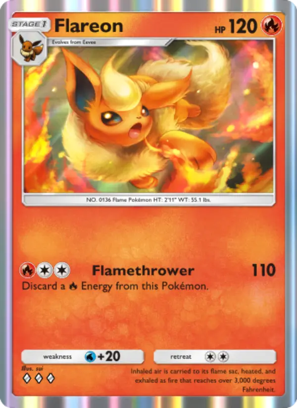 Flareon — Genetic Apex card #045