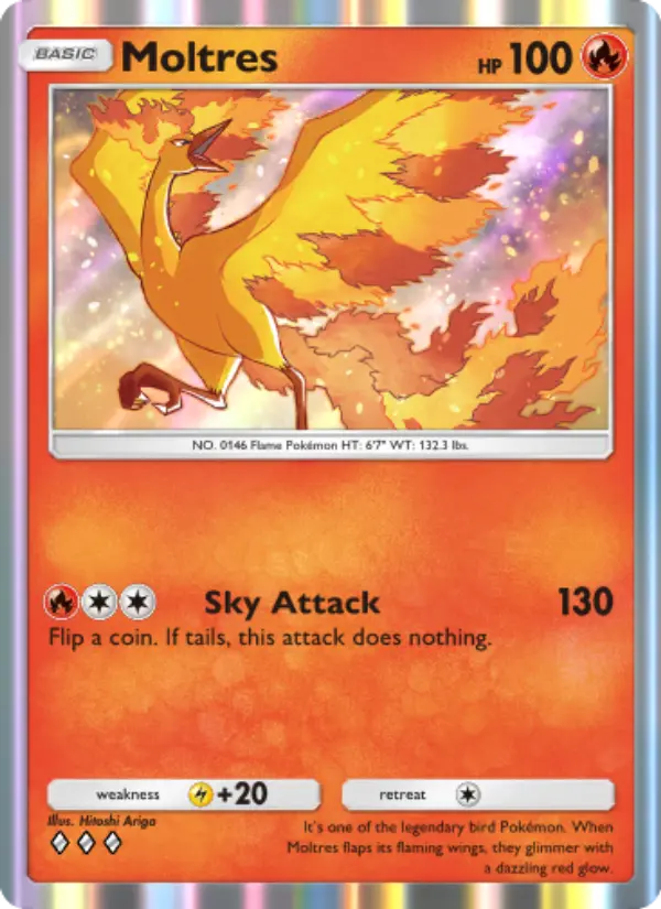 Moltres — Genetic Apex card #046