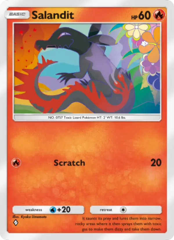 Salandit — Genetic Apex card #049