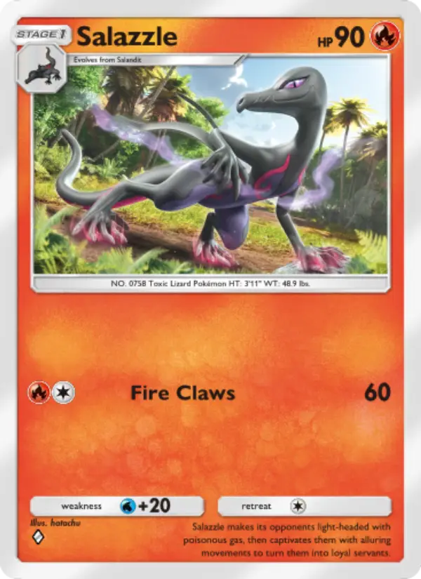 Salazzle — Genetic Apex card #050