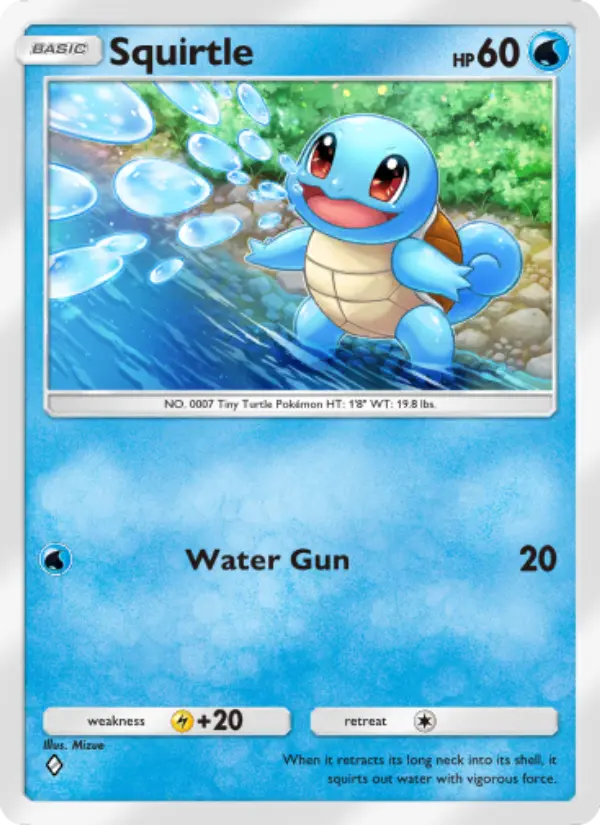 Squirtle — Genetic Apex card #053