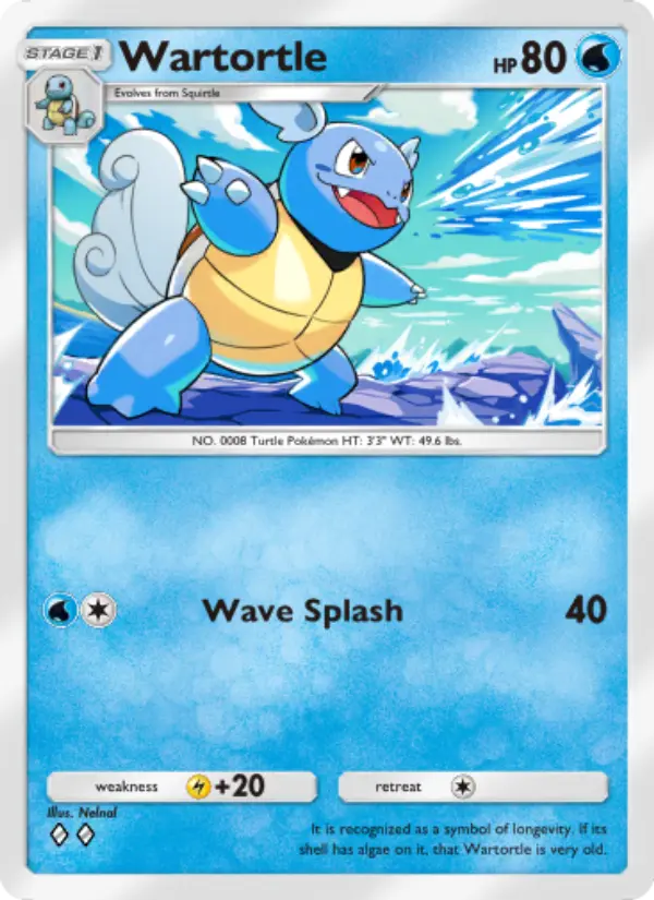 Wartortle — Genetic Apex card #054