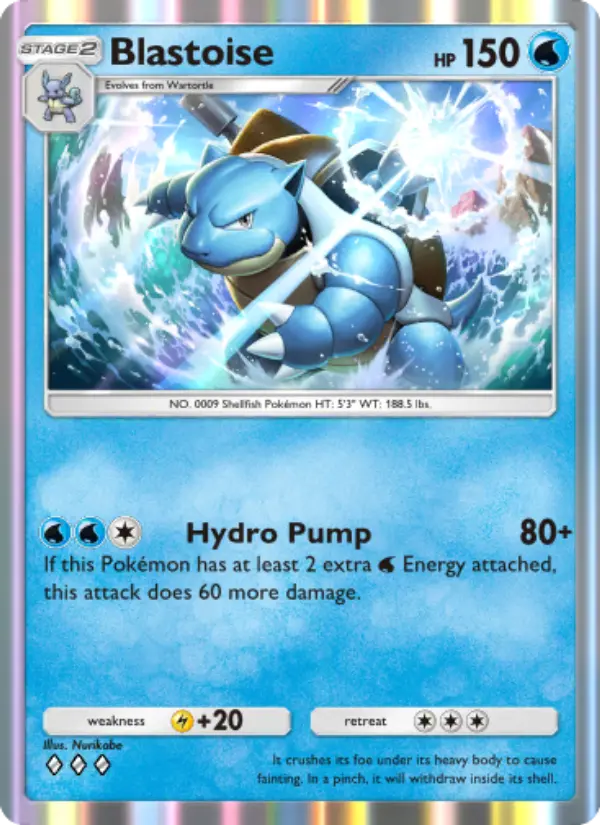 Blastoise — Genetic Apex card #055