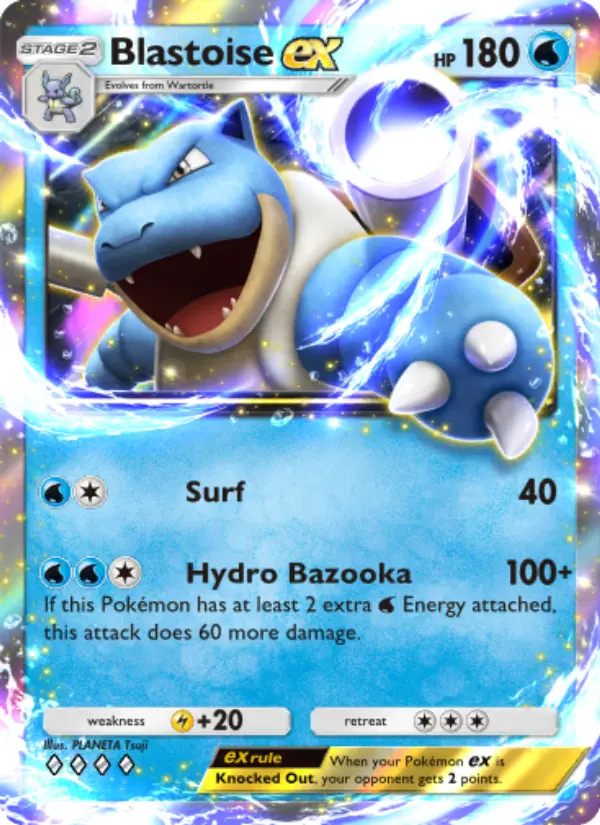 Blastoise ex — Genetic Apex card #056