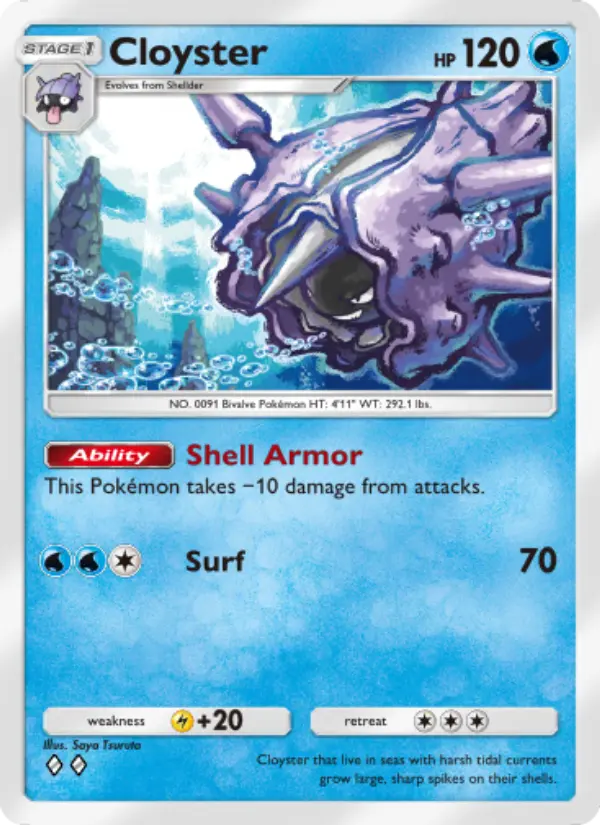 Cloyster — Genetic Apex card #067
