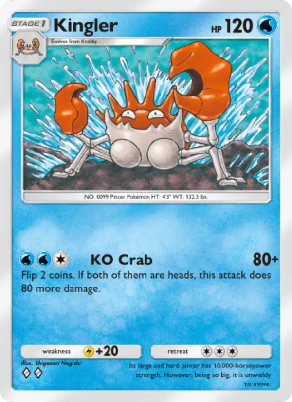 Kingler — Genetic Apex card #069