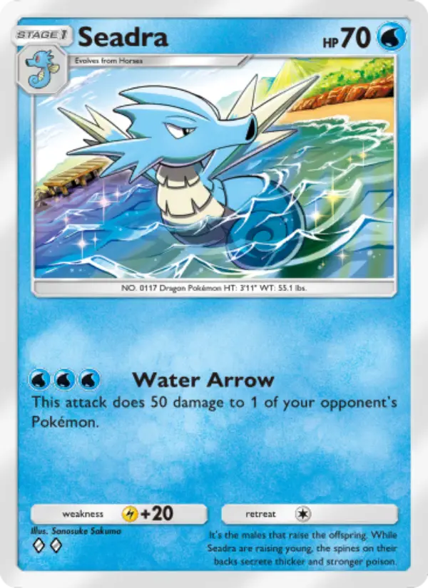 Seadra — Genetic Apex card #071