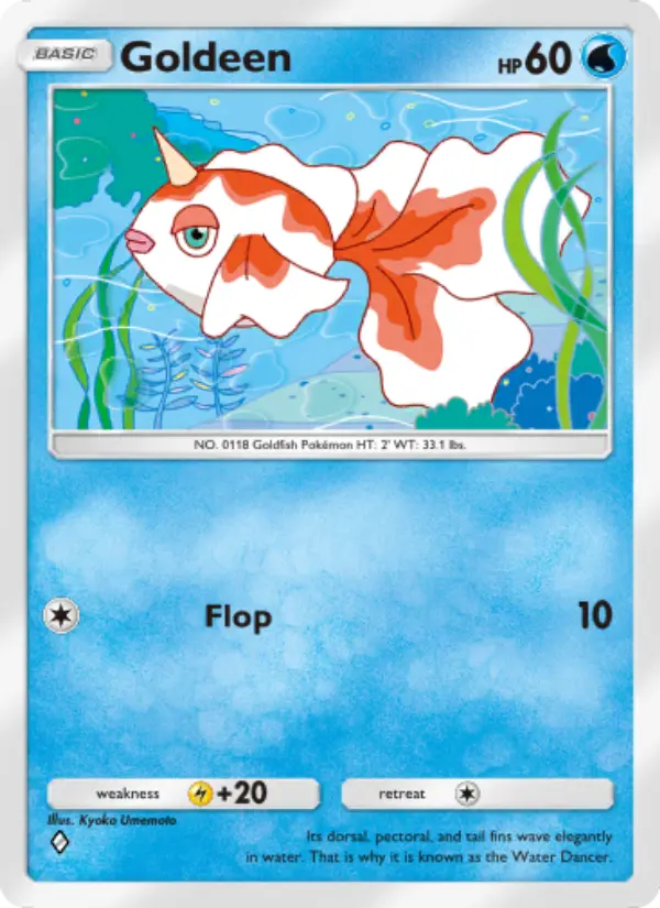 Goldeen — Genetic Apex card #072