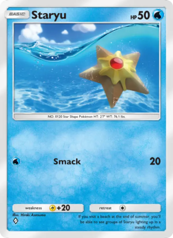 Staryu — Genetic Apex card #074