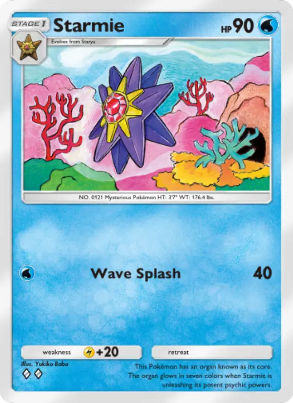 Starmie — Genetic Apex card #075