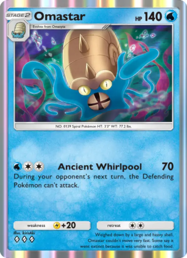 Omastar — Genetic Apex card #082