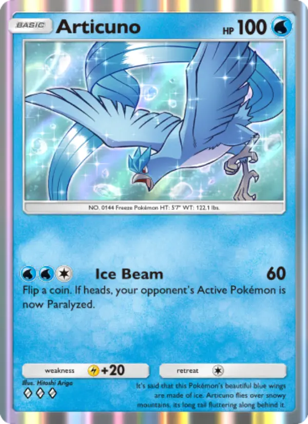 Articuno — Genetic Apex card #083