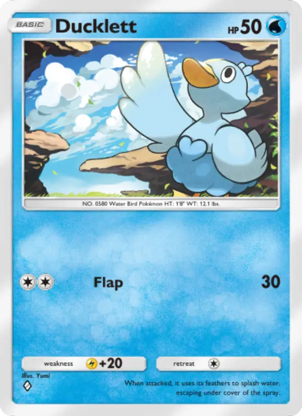 Ducklett — Genetic Apex card #085