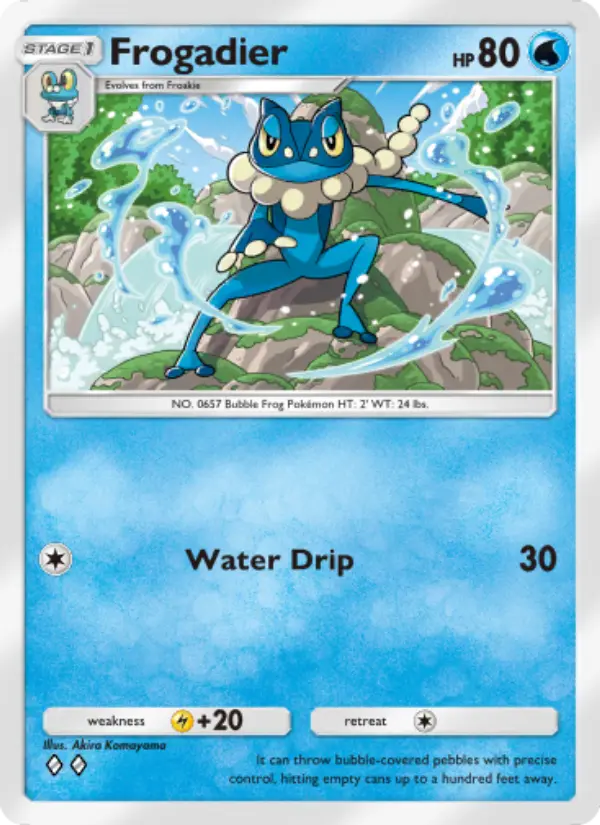 Frogadier — Genetic Apex card #088