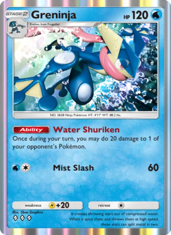 Greninja — Genetic Apex card #089