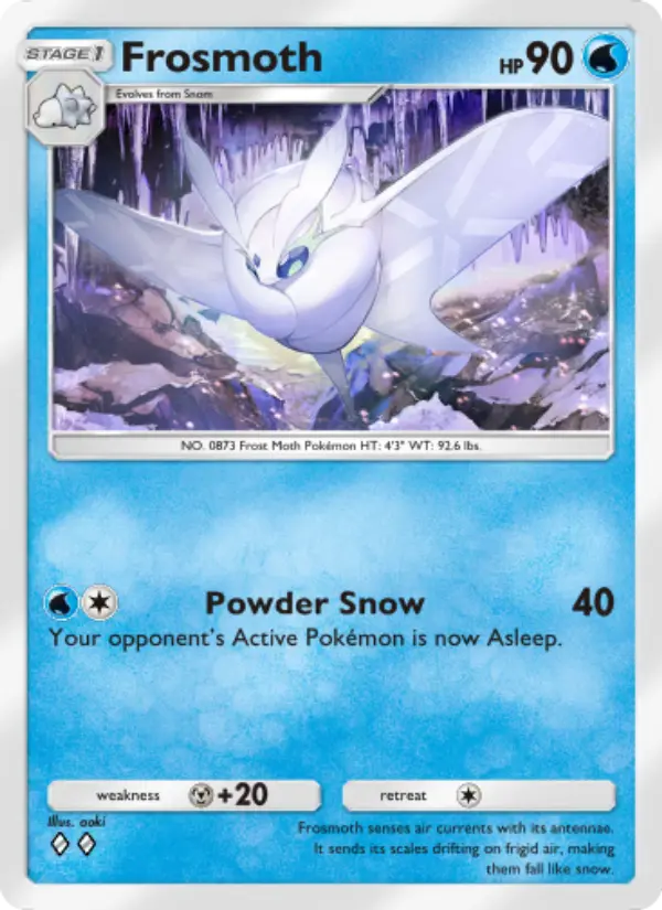 Frosmoth — Genetic Apex card #093