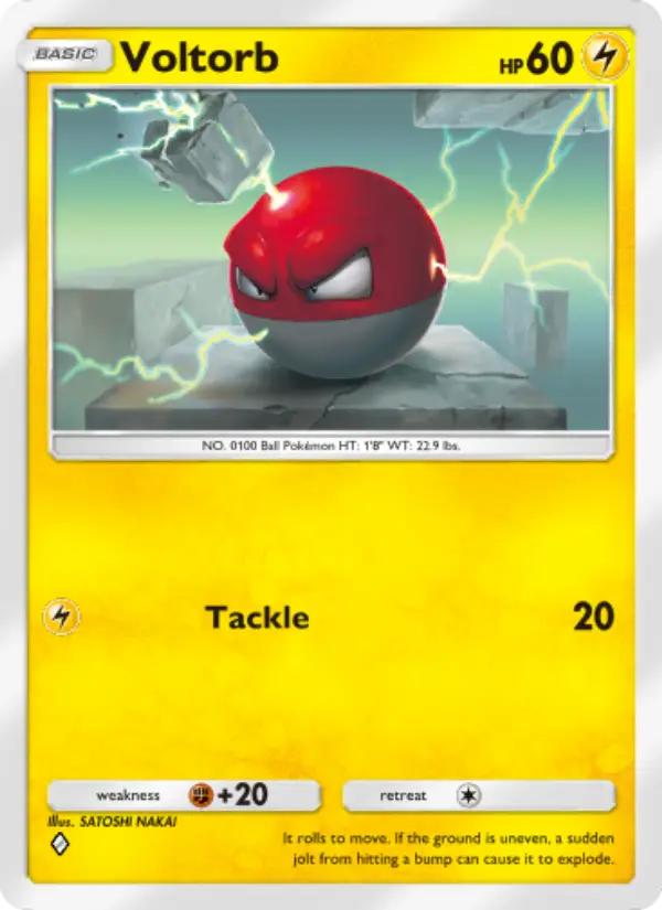 Voltorb — Genetic Apex card #099
