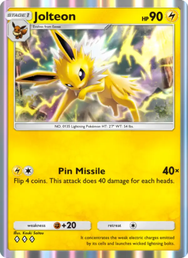 Jolteon — Genetic Apex card #102