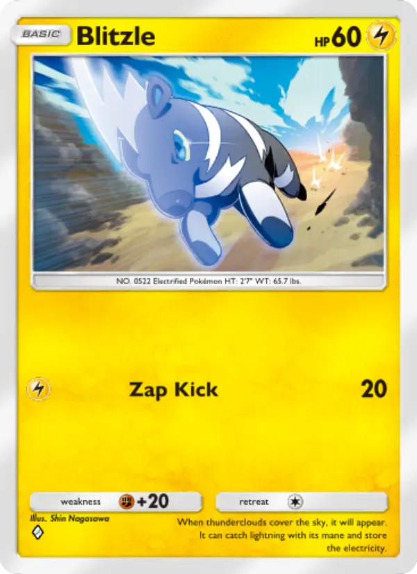 Blitzle — Genetic Apex card #105