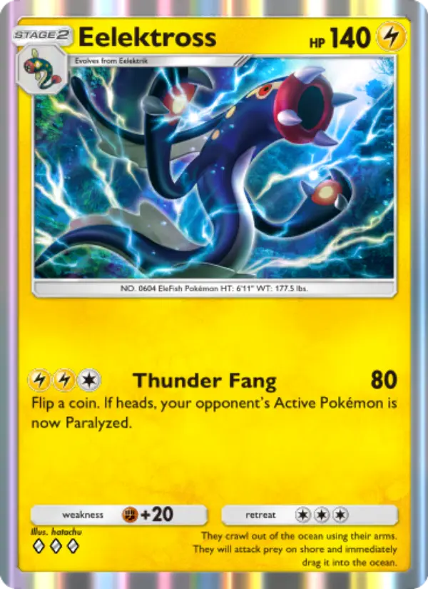 Eelektross — Genetic Apex card #109