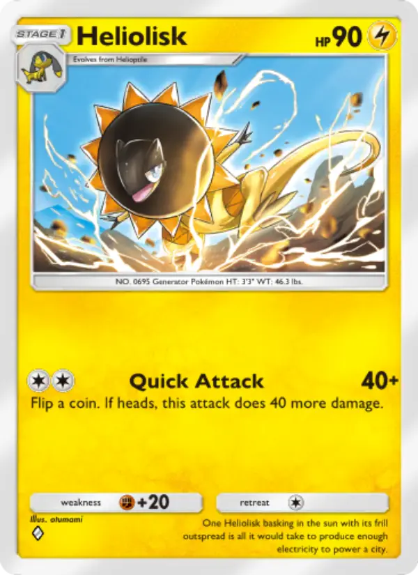 Heliolisk — Genetic Apex card #111