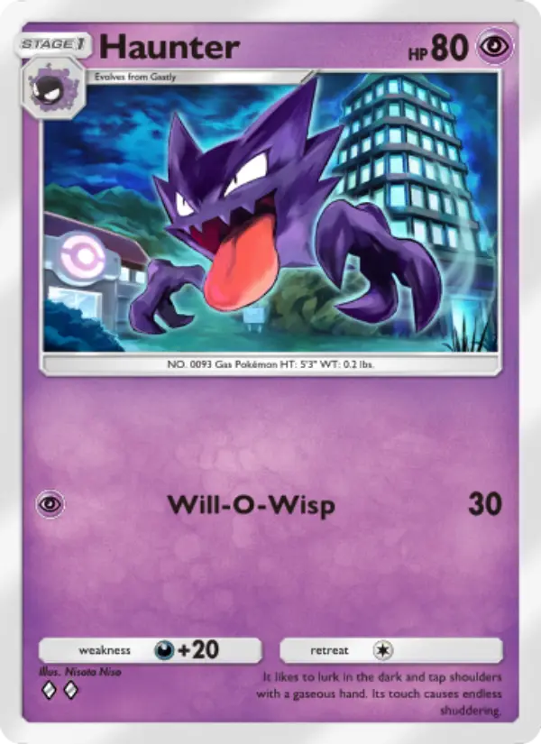 Haunter — Genetic Apex card #121