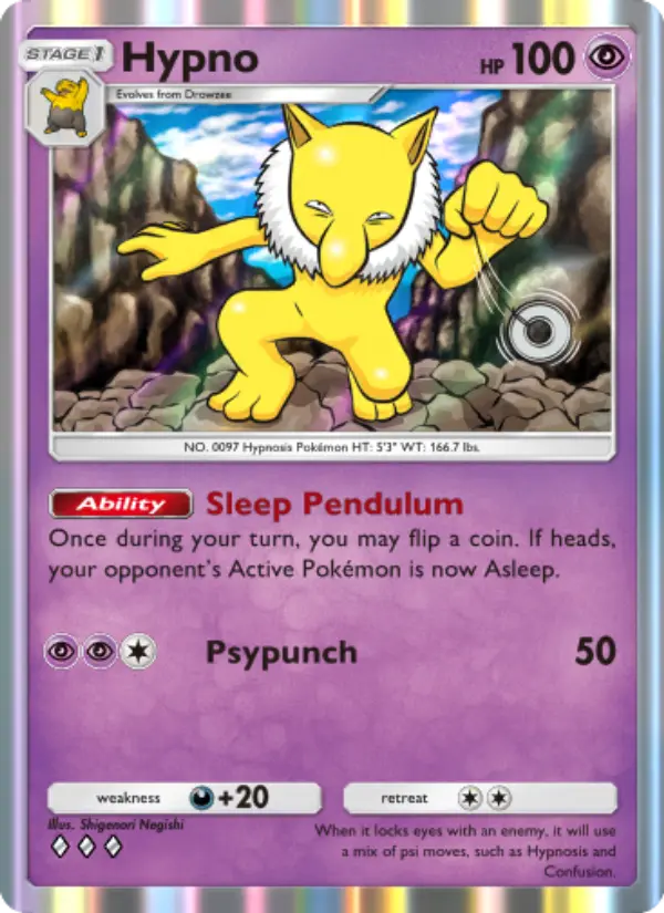 Hypno — Genetic Apex card #125
