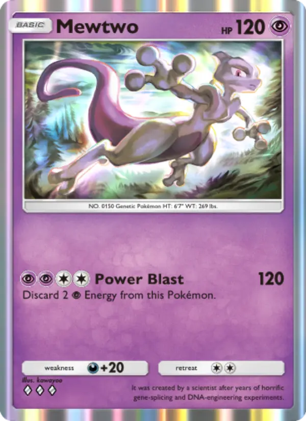 Mewtwo — Genetic Apex card #128