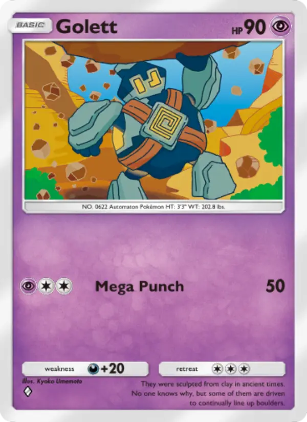 Golett — Genetic Apex card #135