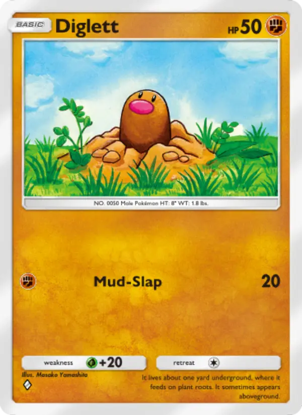 Diglett — Genetic Apex card #139