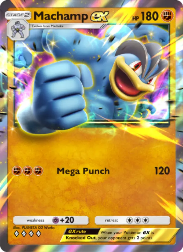 Machamp ex — Genetic Apex card #146
