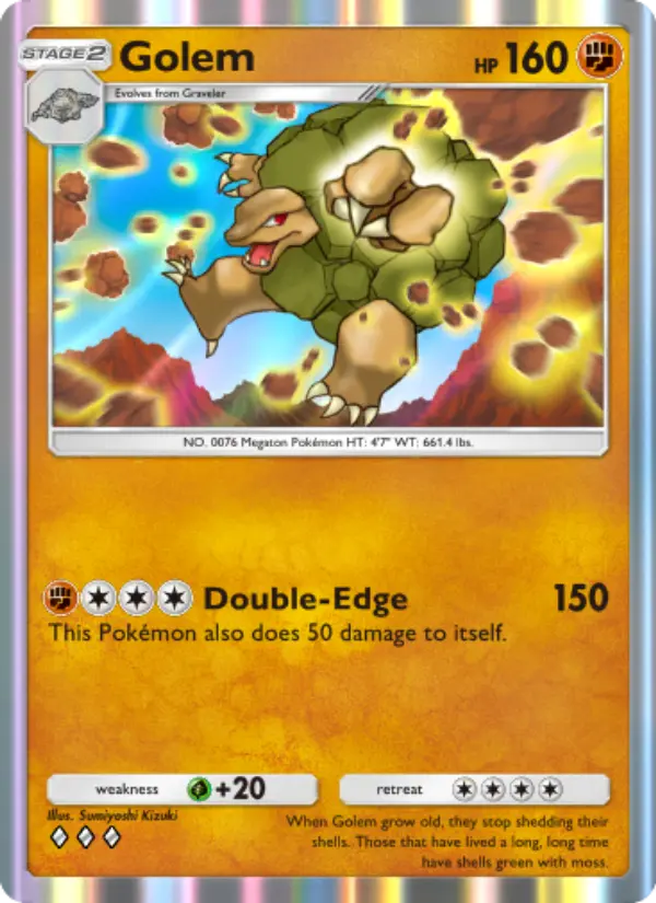 Golem — Genetic Apex card #149
