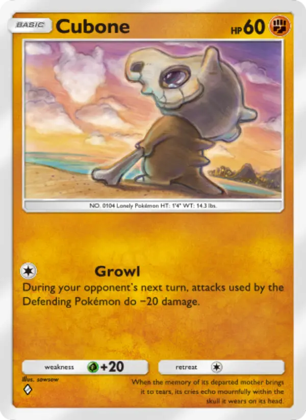 Cubone — Genetic Apex card #151