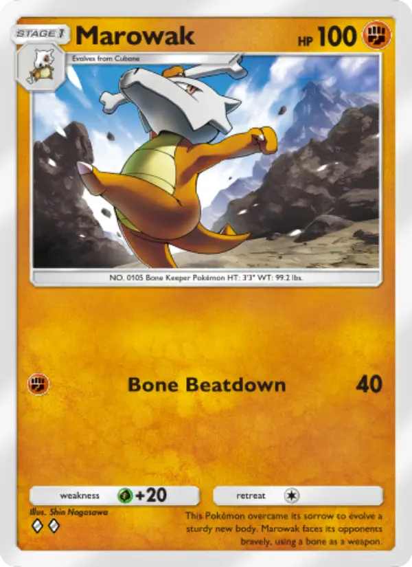 Marowak — Genetic Apex card #152