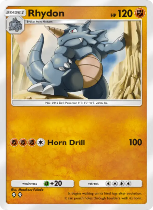Rhydon — Genetic Apex card #157