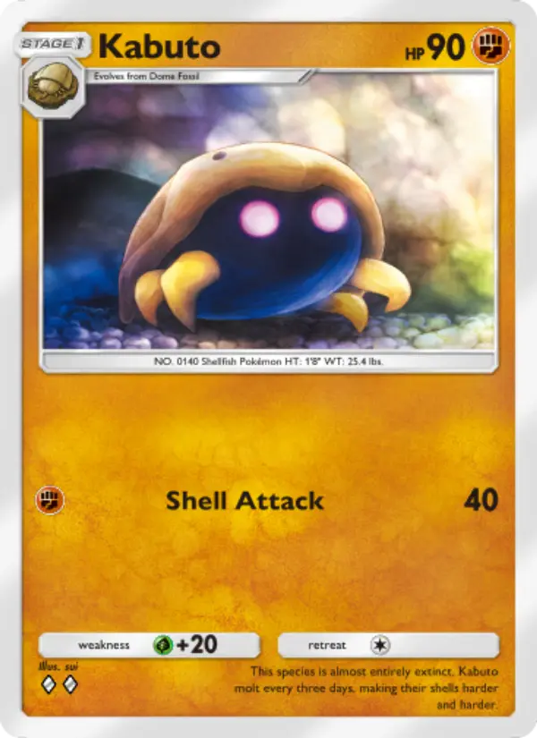 Kabuto — Genetic Apex card #158