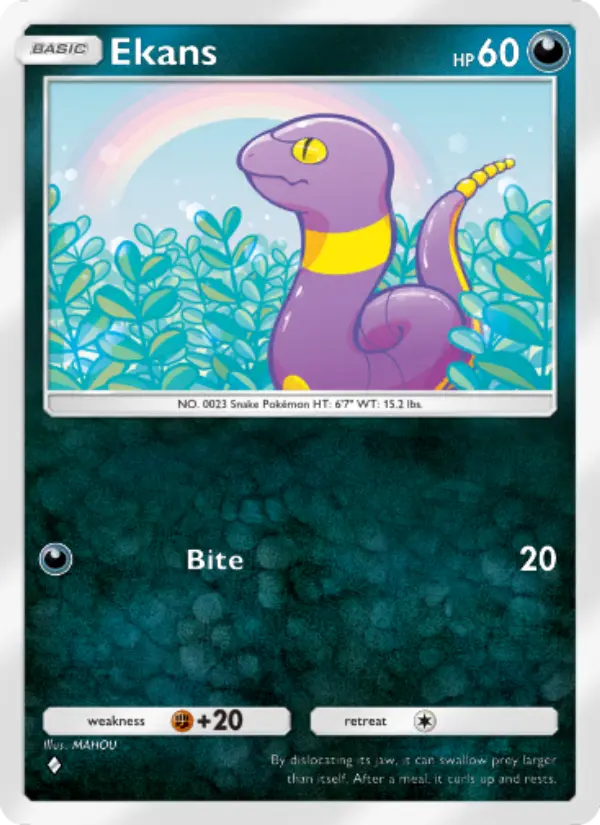 Ekans — Genetic Apex card #164