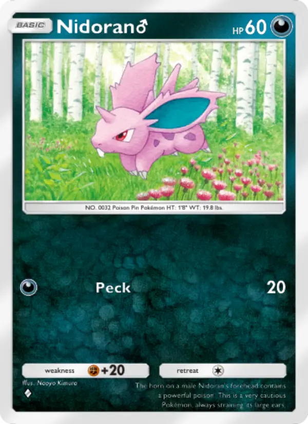 Nidoran♂ — Genetic Apex card #169